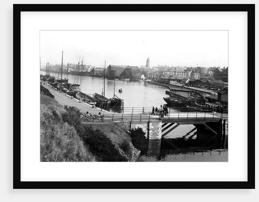 Road Bridge, Peel Harbour, Isle of Man by George Bellett Cowen